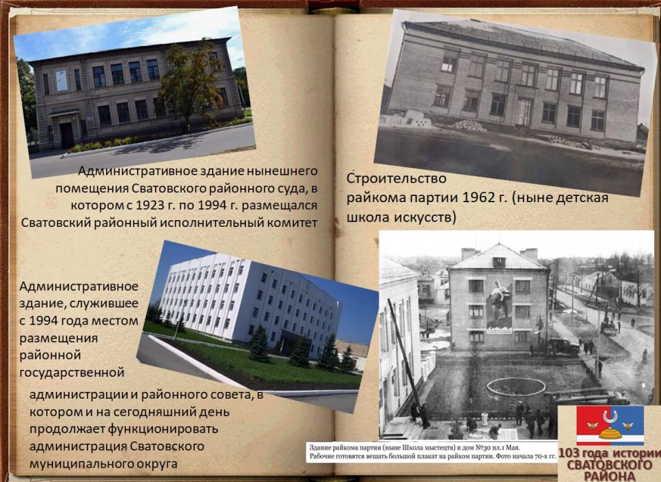 Электронная выставка архивных документов ко Дню образования Сватовского района «103 года истории Сватовского района» Электронная выставка архивных документов ко Дню образования Сватовского района «103 года истории Сватовского района»