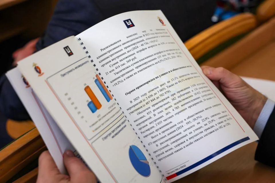 В МВД ЛНР отчитались о раскрытии 4 500 преступлений за 2025 год В МВД ЛНР отчитались о раскрытии 4 500 преступлений за 2025 год