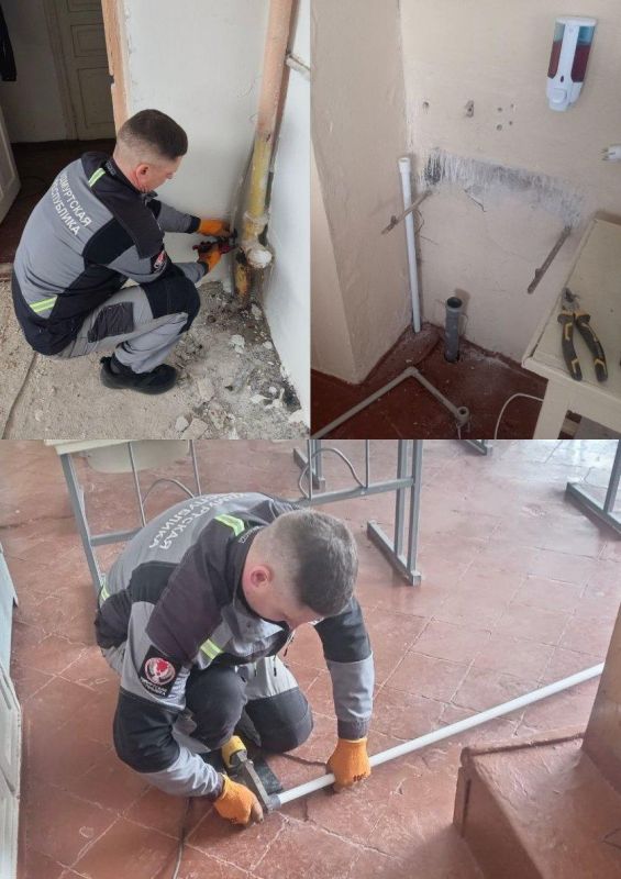Теплотехники провели работы на системе отопления в Лутугинской средней школе №1 Теплотехники провели работы на системе отопления в Лутугинской средней школе №1