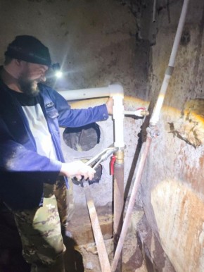 Калужские аварийщики наладили водоснабжение в жилом доме в Первомайске