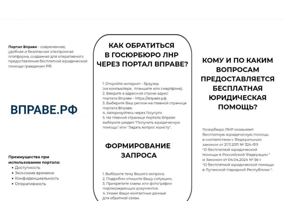 Бесплатная юридическая помощь Бесплатная юридическая помощь