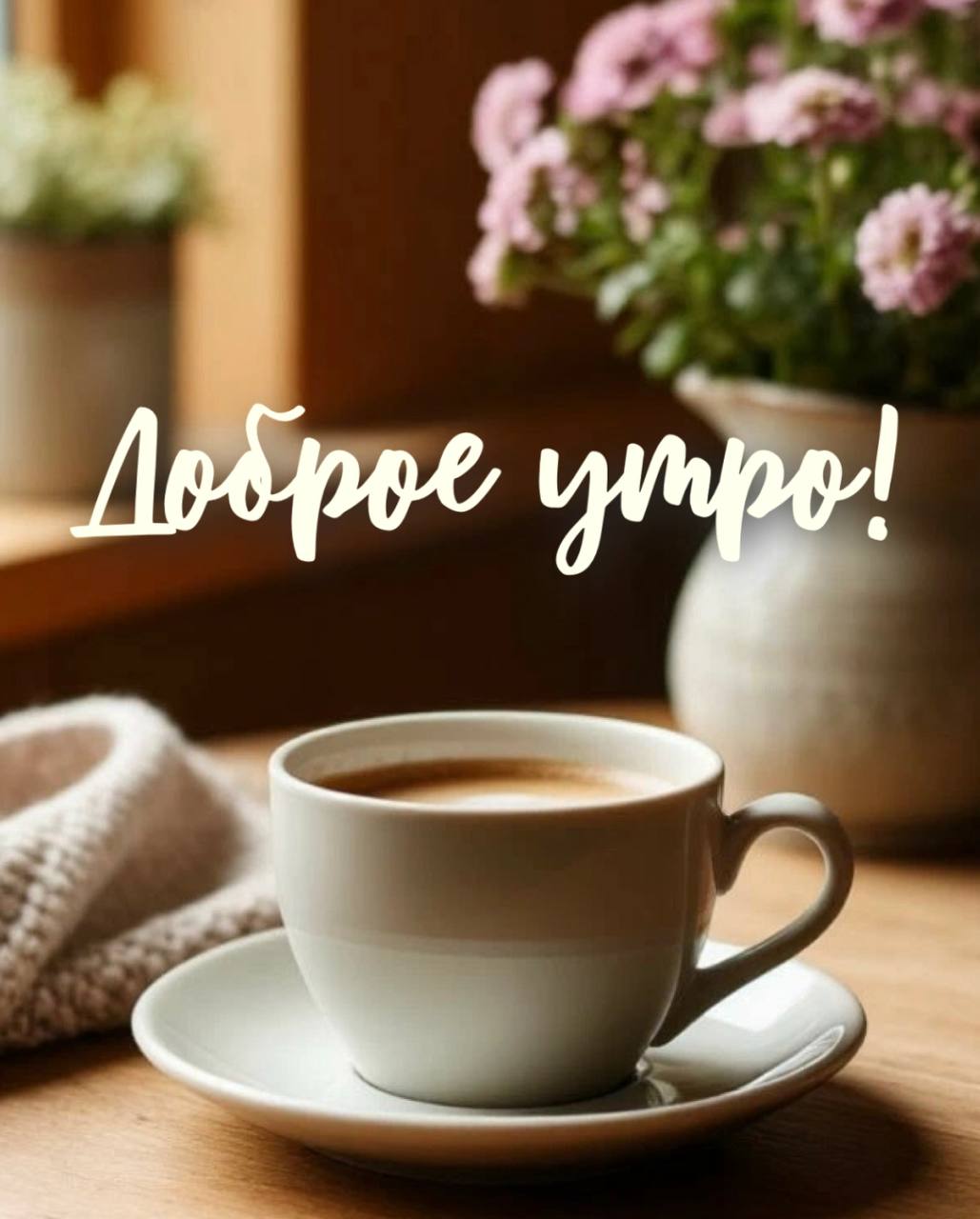 Утро началось! Время зарядиться энергией и настроением на весь день вперед!