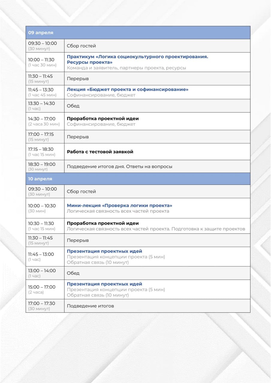 Президентский фонд культурных инициатив информирует: о проведении обучающей программы ПФКИ в период с 07 апреля по 10 апреля 2026 года для руководителей муниципальных учреждений культуры, коммерческих и некоммерческих... Президентский фонд культурных инициатив информирует: о проведении обучающей программы ПФКИ в период с 07 апреля по 10 апреля 2026 года для руководителей муниципальных учреждений культуры, коммерческих и некоммерческих...