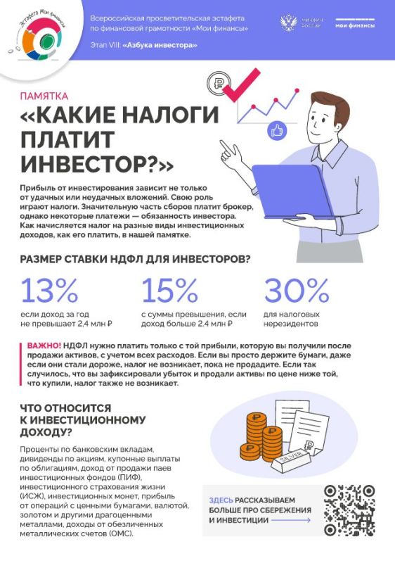 Азбука инвестора: 5 причин начать инвестировать и что нужно знать о налогах Азбука инвестора: 5 причин начать инвестировать и что нужно знать о налогах