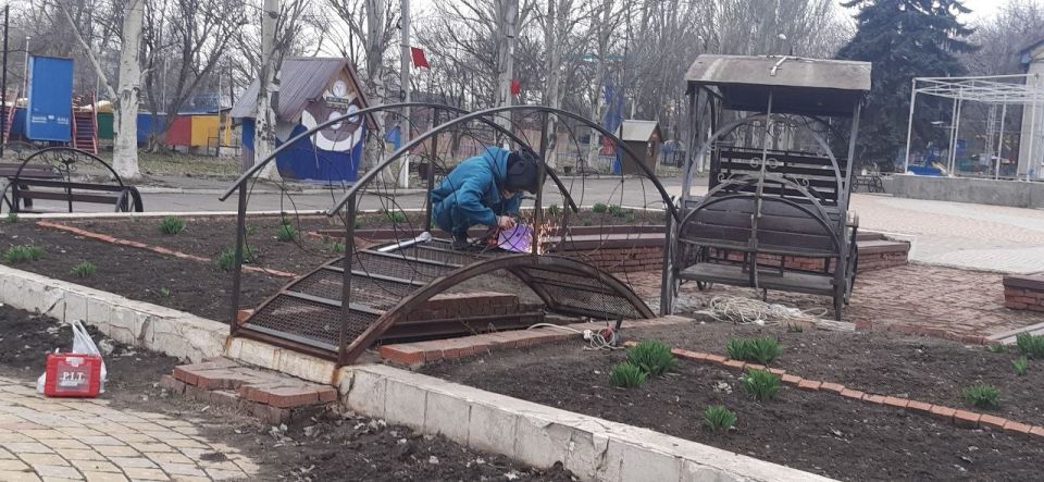 Андрей Рубанцов: Продолжаем готовить городской парк к открытию после зимнего периода Андрей Рубанцов: Продолжаем готовить городской парк к открытию после зимнего периода