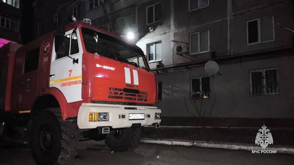 В Свердловске сотрудник МЧС спасли женщину и двух собак при пожаре в девятиэтажке В Свердловске сотрудник МЧС спасли женщину и двух собак при пожаре в девятиэтажке