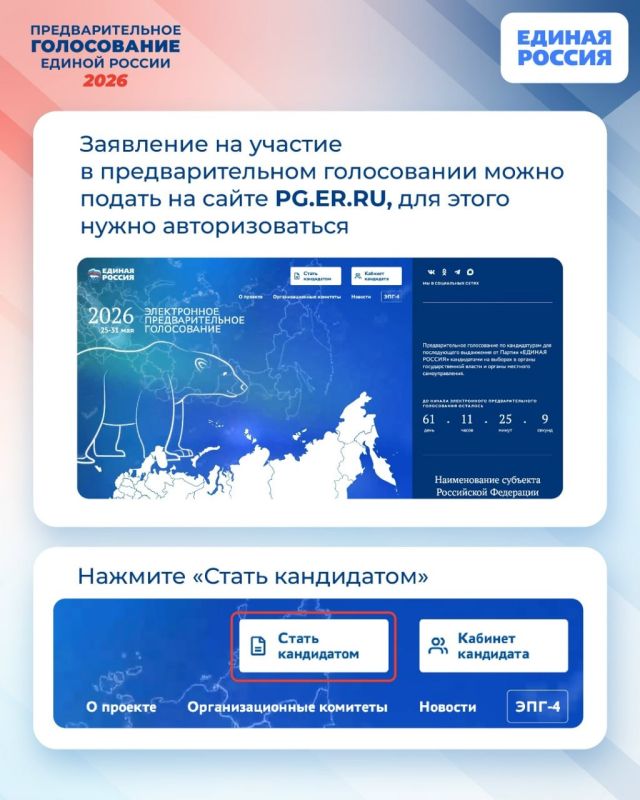 Единая Россия остается единственной политической силой, которая формирует списки кандидатов на выборы через открытое предварительное голосование Единая Россия остается единственной политической силой, которая формирует списки кандидатов на выборы через открытое предварительное голосование