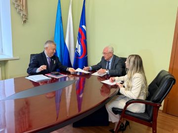 Депутат Госдумы РФ Виктор Водолацкий подал документы для участия в предварительном голосовании «Единой России»