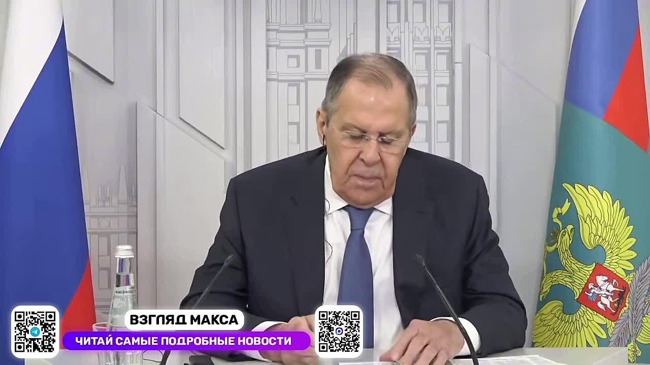 Министр иностранных дел России Сергей Лавров дал большое интервью французскому France Televisions