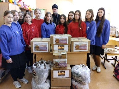 В Луганский госпиталь отправили посылки от прихожан Мордовии