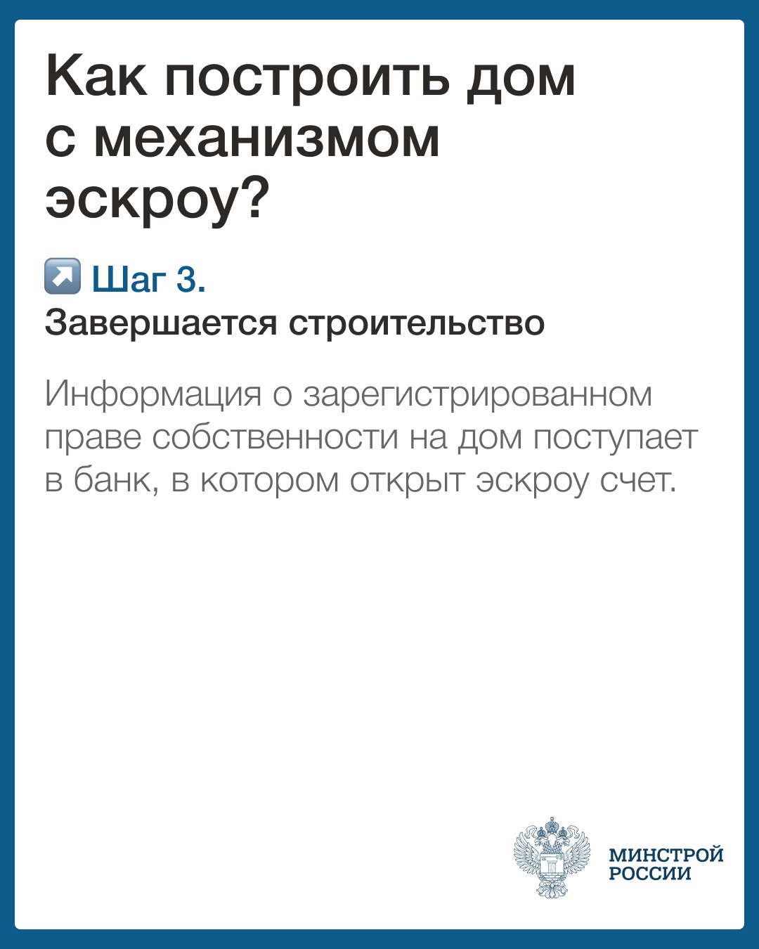 1 марта 2025 года вступил в силу Федеральный закон от 22 июля 2024 г. № 186-ФЗ «О строительстве жилых домов по договорам строительного подряда с использованием счетов эскроу» 1 марта 2025 года вступил в силу Федеральный закон от 22 июля 2024 г. № 186-ФЗ «О строительстве жилых домов по договорам строительного подряда с использованием счетов эскроу»
