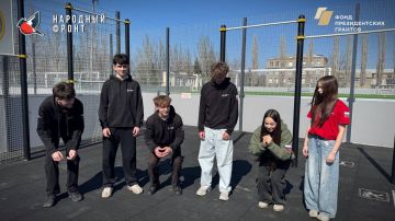 Молодёжка НФ из Стаханова за здоровый образ жизни!