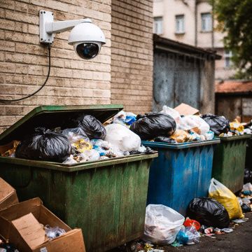 На мусорных площадках в Луганске установят камеры видеонаблюдения