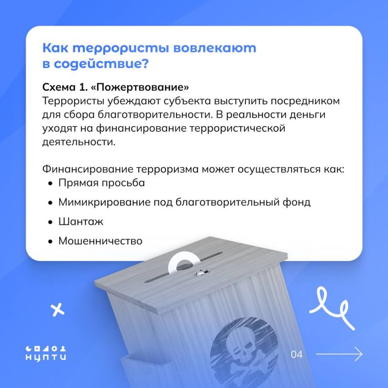 Сегодня распространены ситуации, когда человека не просто используют для совершения теракта, но и целенаправленно делают пособником терроризма Сегодня распространены ситуации, когда человека не просто используют для совершения теракта, но и целенаправленно делают пособником терроризма