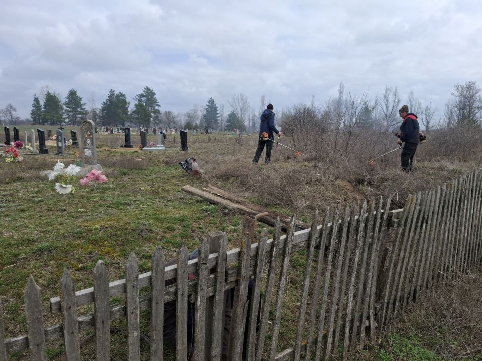 Забота о вечной памяти: Благоустройство кладбища в селе Рыбянцево Забота о вечной памяти: Благоустройство кладбища в селе Рыбянцево