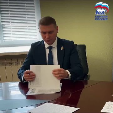 Депутат Народного Совета ЛНР Алексей Белецкий подал документы для участия в предварительном голосовании «Единой России» на выборах в Госдуму