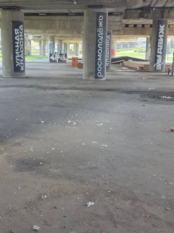 Под эстакадой в Луганске — горы мусора! Под эстакадой в Луганске — горы мусора!