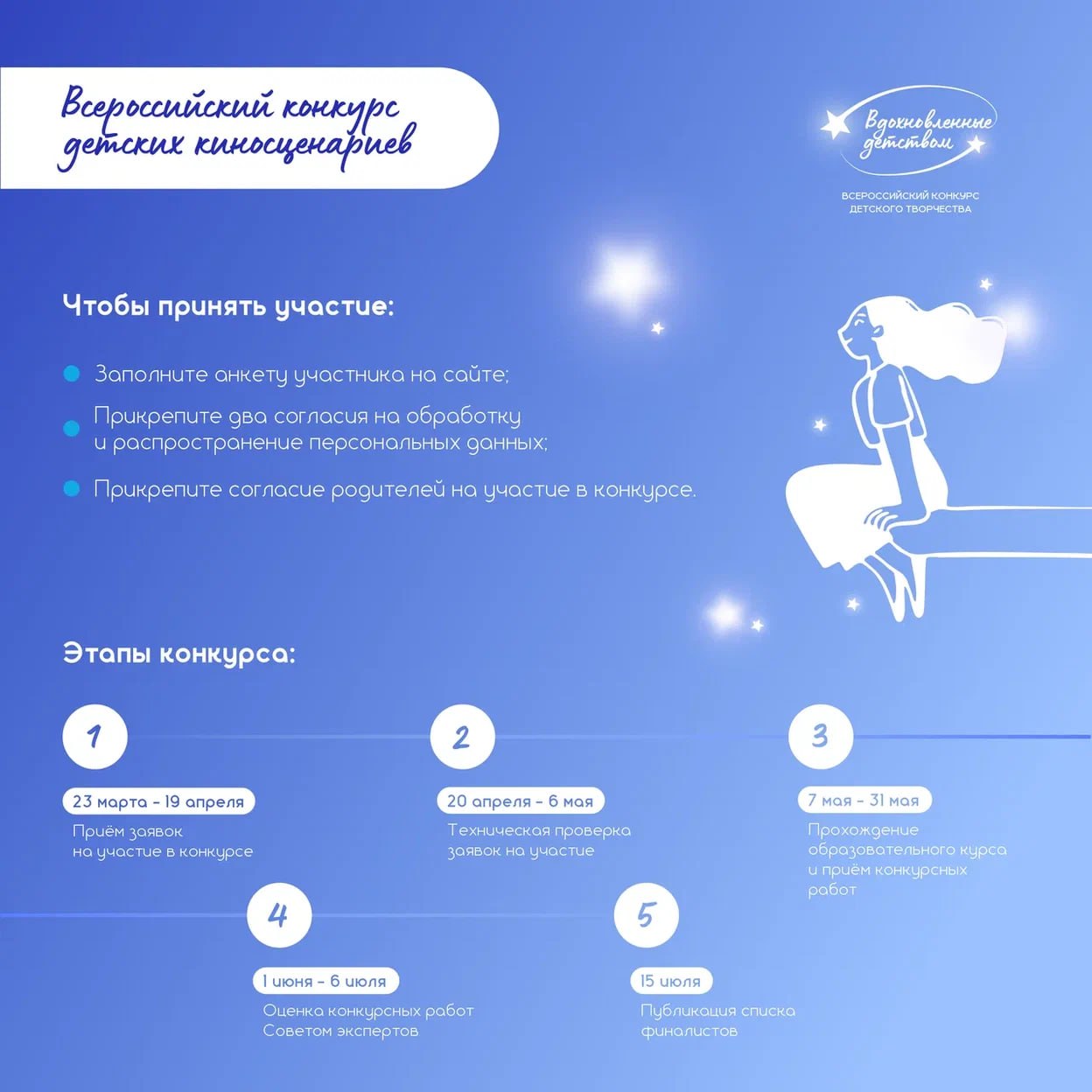 Для творческих и амбициозных: идет прием заявок на конкурс «Вдохновленные детством» Для творческих и амбициозных: идет прием заявок на конкурс «Вдохновленные детством»