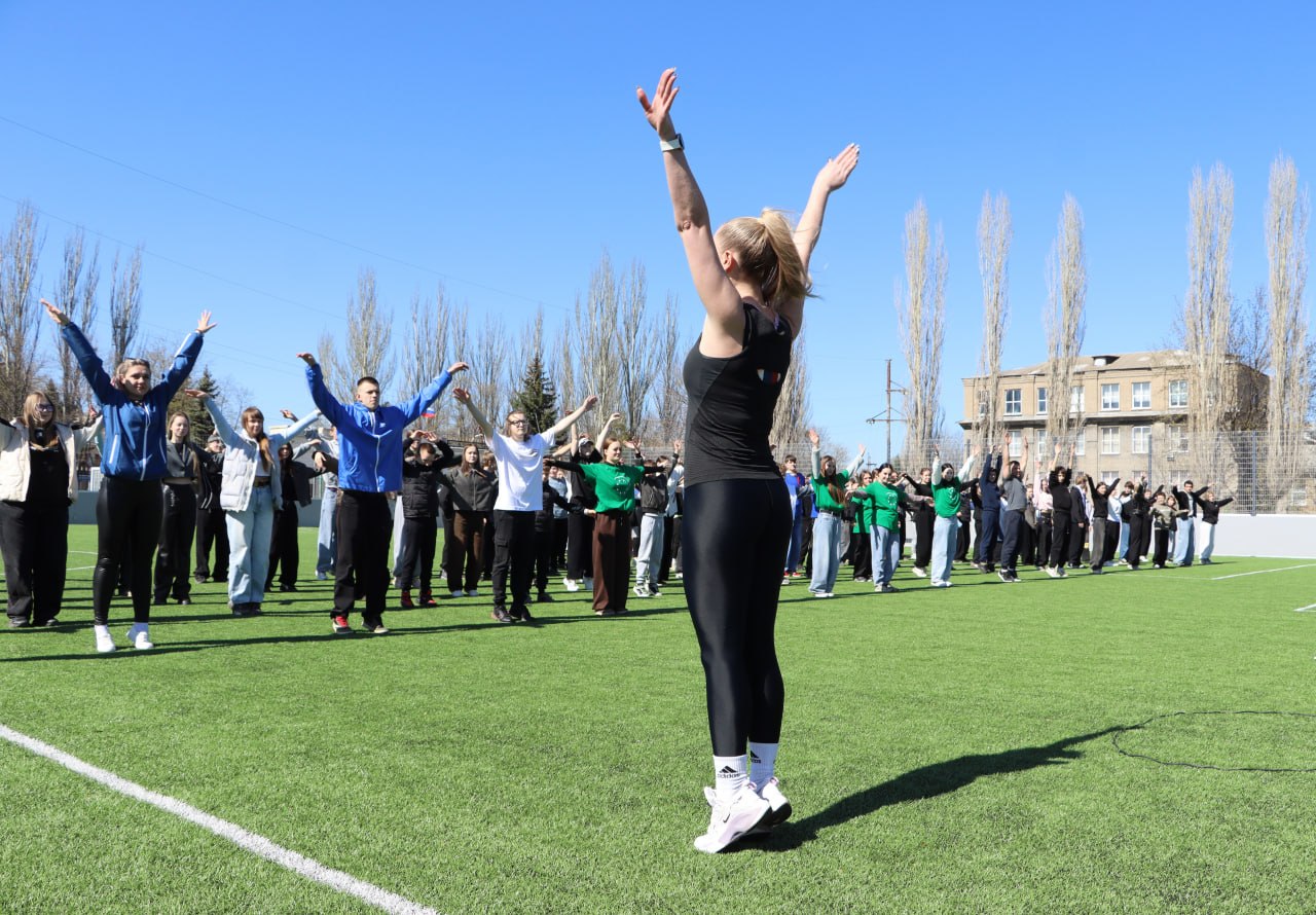 Стаханов присоединился к Всероссийскому спортивному марафону «Сила России» Стаханов присоединился к Всероссийскому спортивному марафону «Сила России»