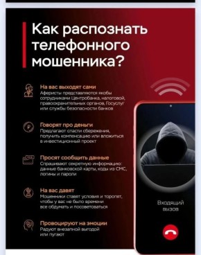 Важно. Отделение по Луганской Народной Республике Южного главного управления Центрального банка Российской Федерации информирует о проведении информационной кампании по киберграмотности «Клади трубку»