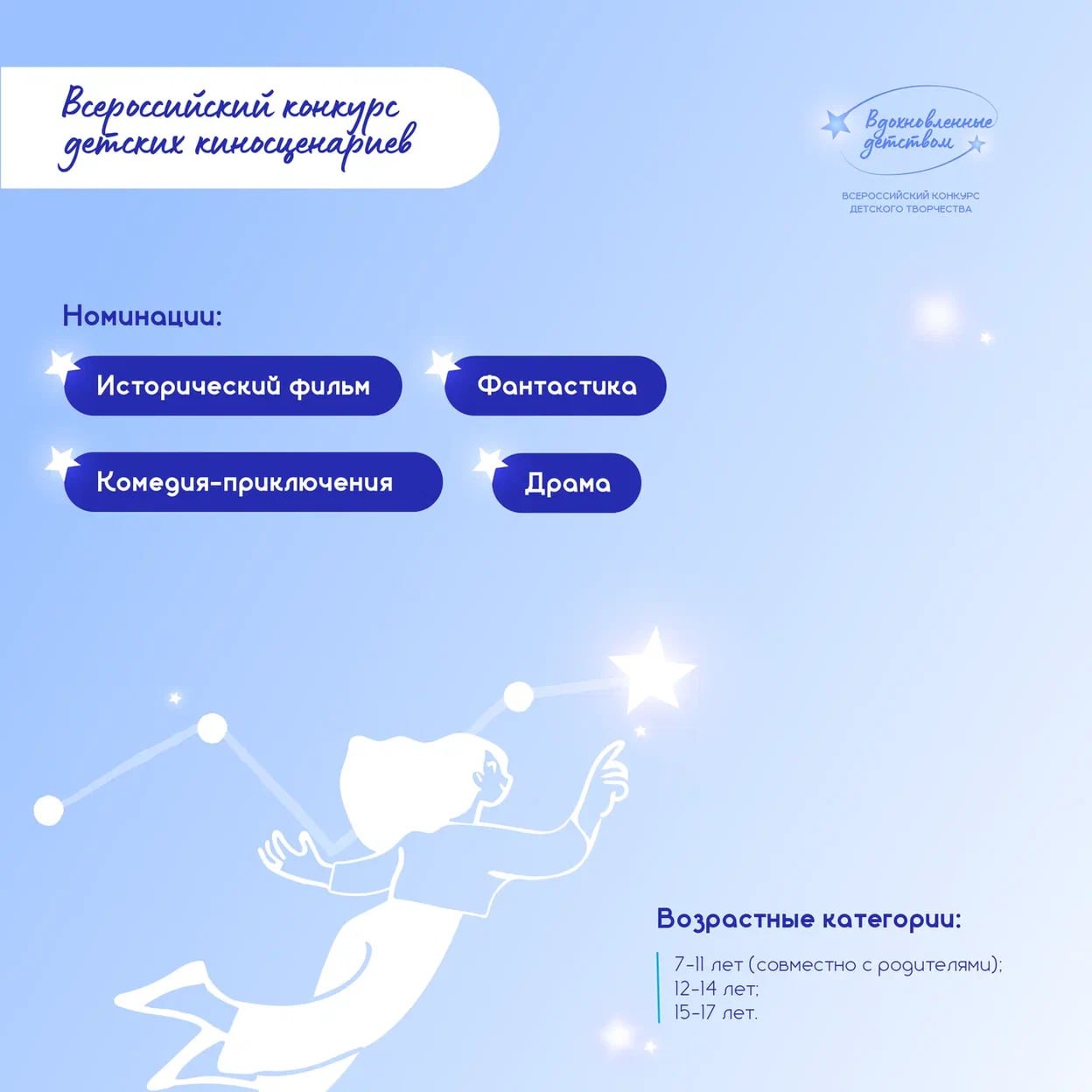 Для творческих и амбициозных: идет прием заявок на конкурс «Вдохновленные детством» Для творческих и амбициозных: идет прием заявок на конкурс «Вдохновленные детством»