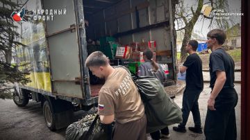 Молодёжка НФ ЛНР приняла важную гуманитарную помощь, которая будет передана нашим смелым бойцам на передовой