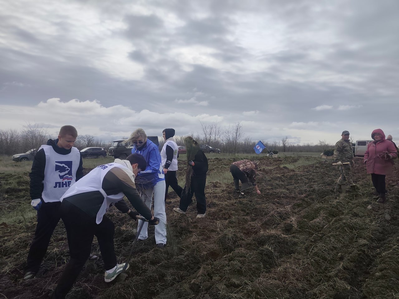 В рамках всероссийской акции «Сад Памяти» в Краснодоне высадили 7 тысяч саженцев сосны В рамках всероссийской акции «Сад Памяти» в Краснодоне высадили 7 тысяч саженцев сосны
