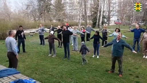 В городе Рубежном, в рамках Всероссийского спортивного марафона «Сила России», прошла массовая зарядка