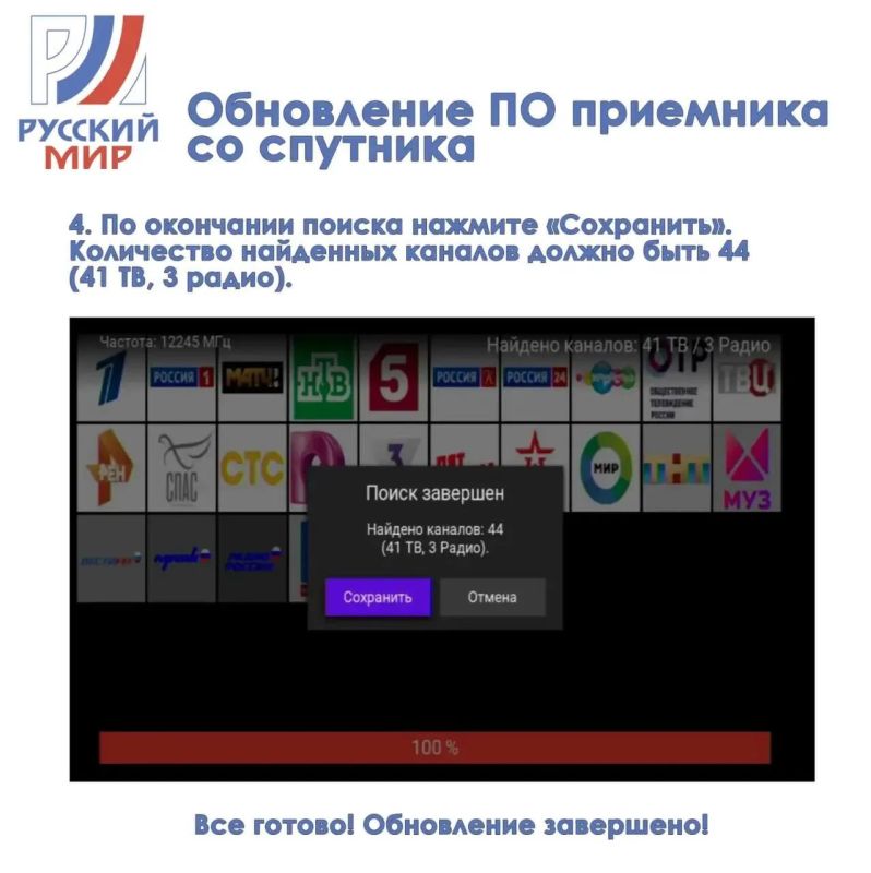 Спутниковое ТВ в ЛНР снова работает, но требует перенастройки Спутниковое ТВ в ЛНР снова работает, но требует перенастройки