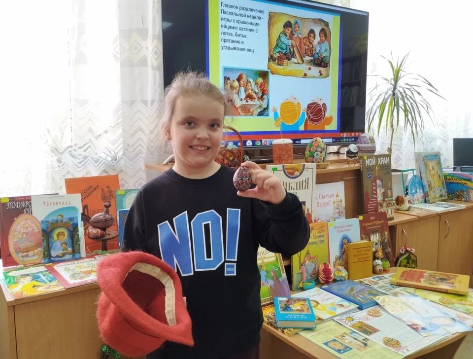 «Пасхальной радости сияние»: в Луганской детской библиотеке встретили главный христианский праздник «Пасхальной радости сияние»: в Луганской детской библиотеке встретили главный христианский праздник