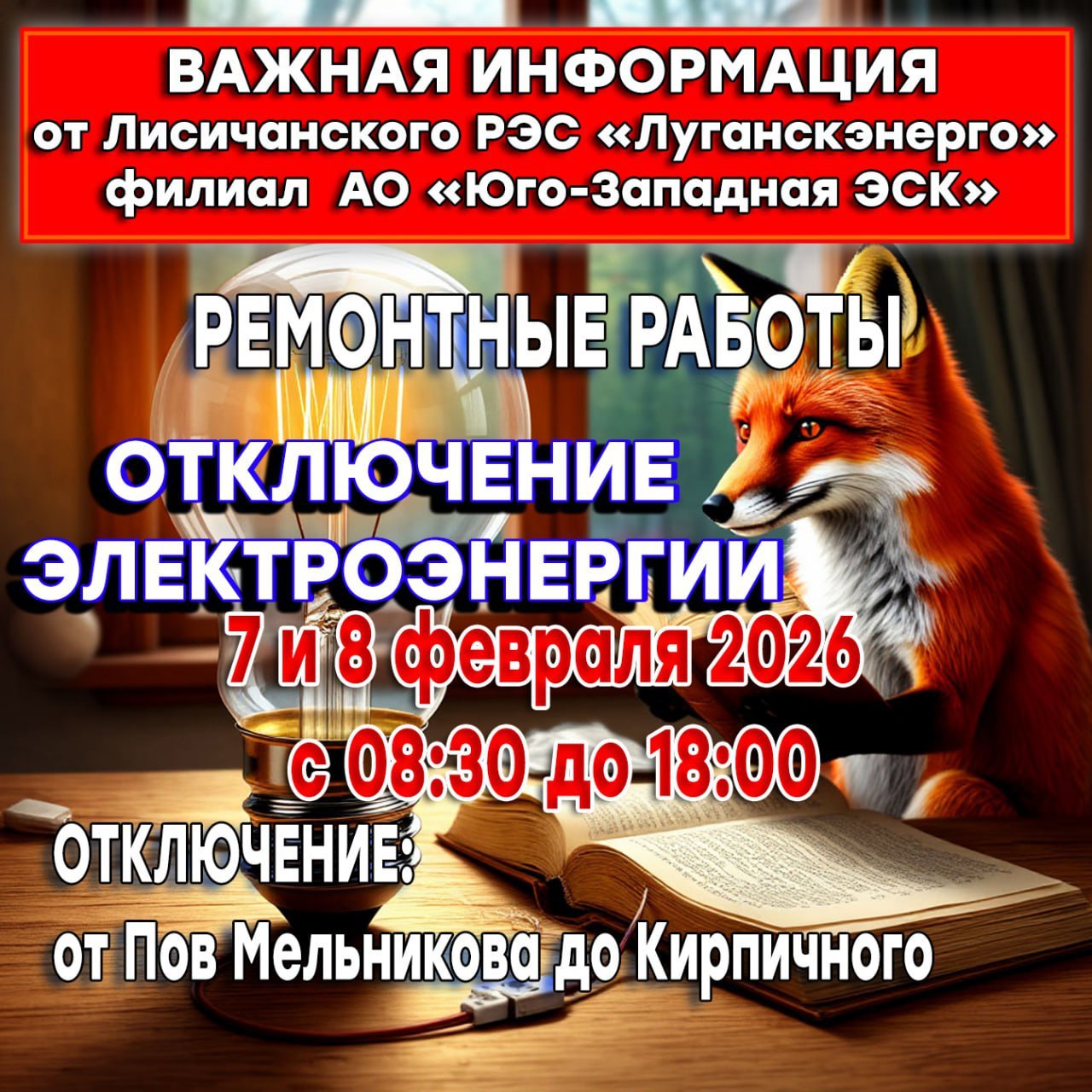 Уважаемые жители городского округа город Лисичанск
