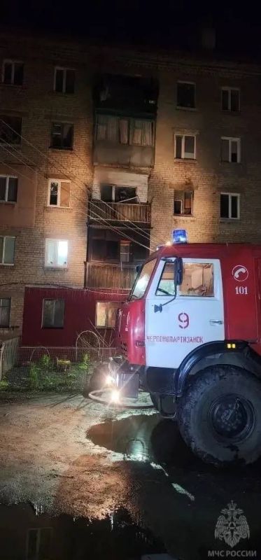 Во время пожара в Червонопартизанске спасли мужчину и маломобильную пенсионерку Во время пожара в Червонопартизанске спасли мужчину и маломобильную пенсионерку