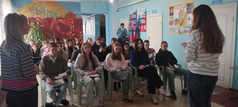 Проведены профориентационные занятия для школьников Проведены профориентационные занятия для школьников
