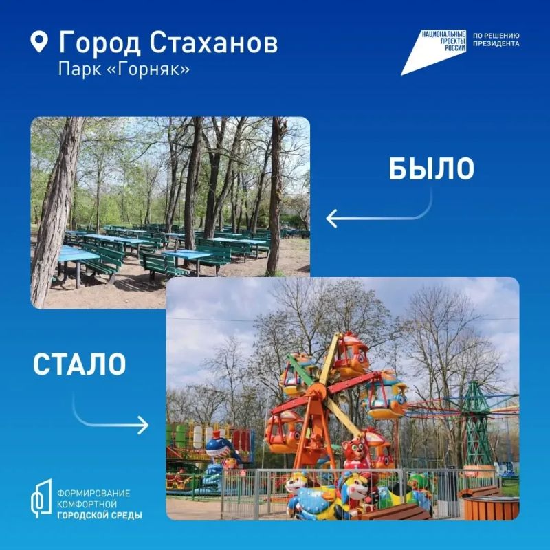ЛНР успешно принимает участие в федеральном проекте «Формирование комфортной городской среды» ЛНР успешно принимает участие в федеральном проекте «Формирование комфортной городской среды»