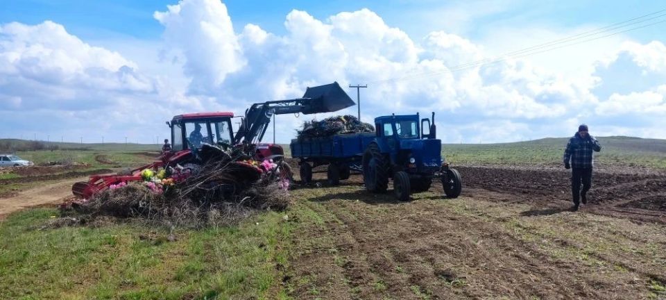 В поселке Новоалександровка продолжаются работы по благоустройству территории В поселке Новоалександровка продолжаются работы по благоустройству территории