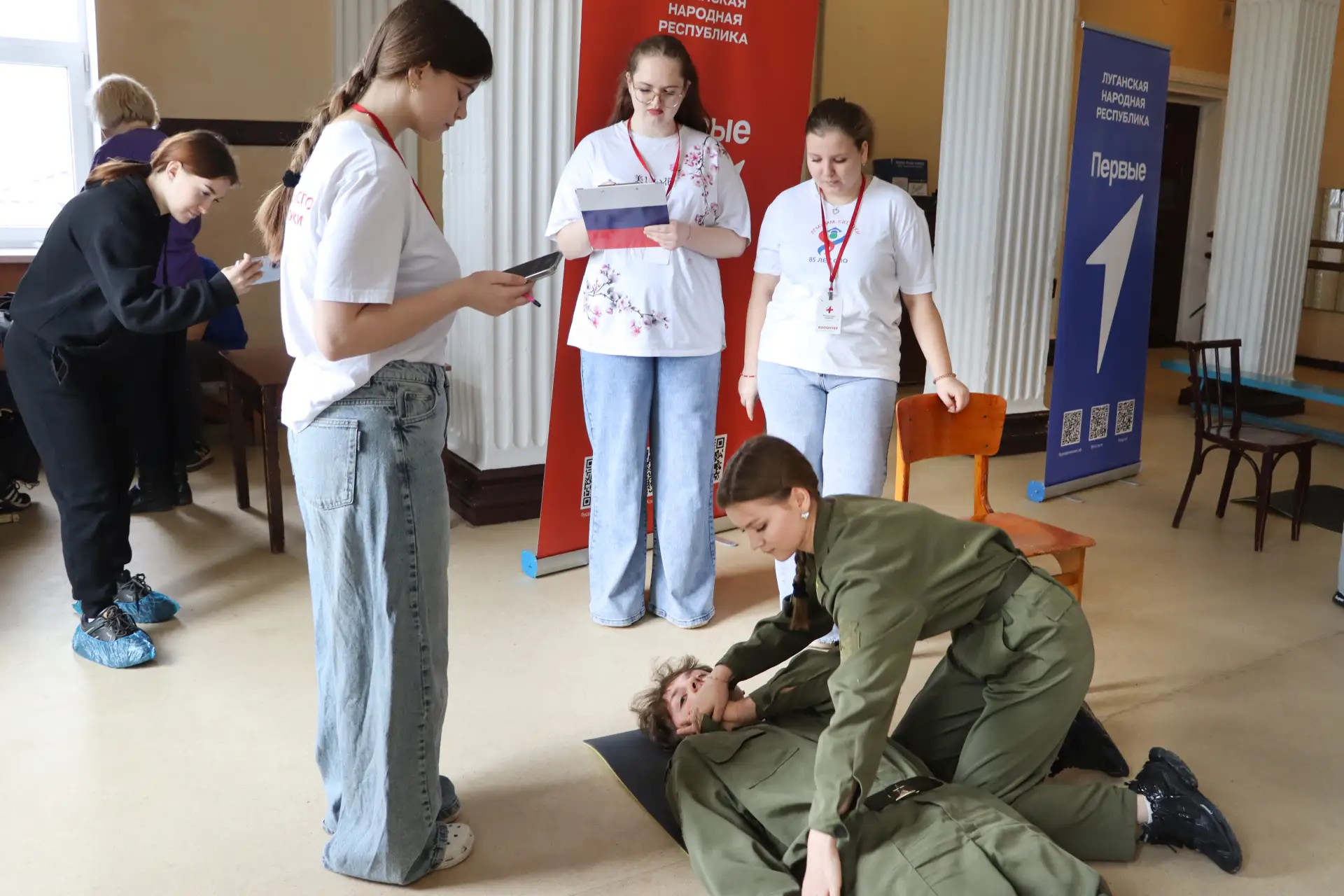 Первый день «Зарницы 2.0» в Стаханове: дроны, шифры и тактическая медицина Первый день «Зарницы 2.0» в Стаханове: дроны, шифры и тактическая медицина