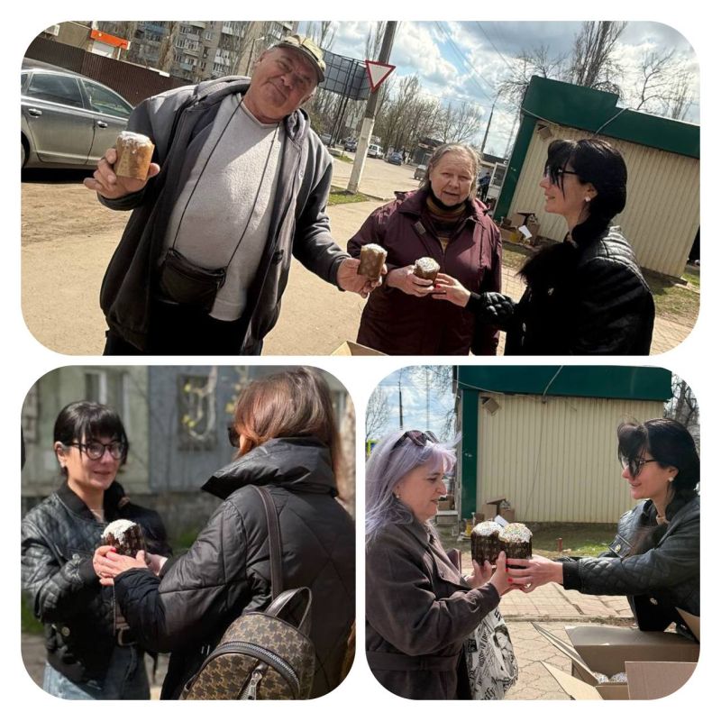 В канун Пасхи в одном из самых многолюдных районов города царило особое настроение, улыбки и оживление В канун Пасхи в одном из самых многолюдных районов города царило особое настроение, улыбки и оживление
