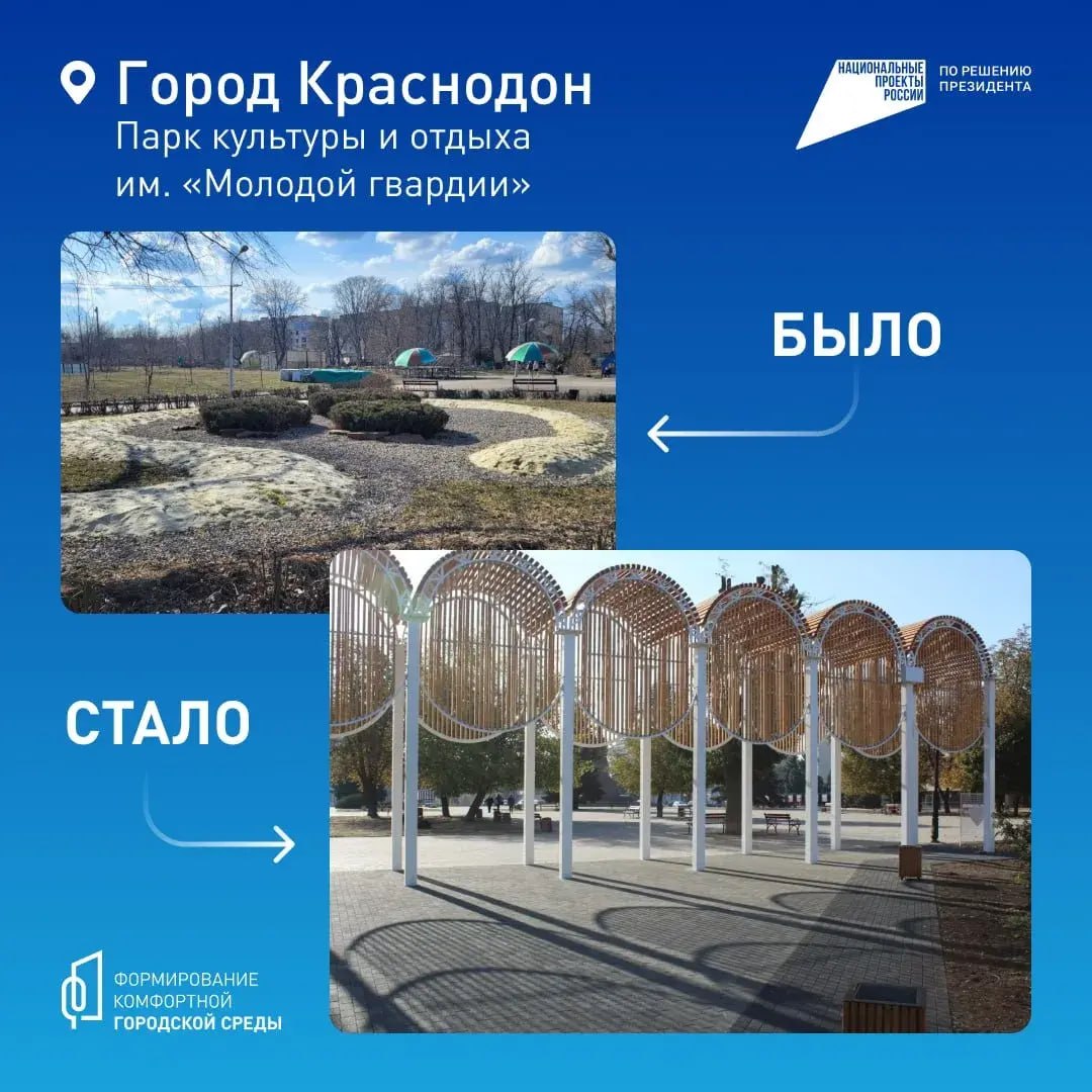 ЛНР успешно принимает участие в федеральном проекте «Формирование комфортной городской среды» ЛНР успешно принимает участие в федеральном проекте «Формирование комфортной городской среды»