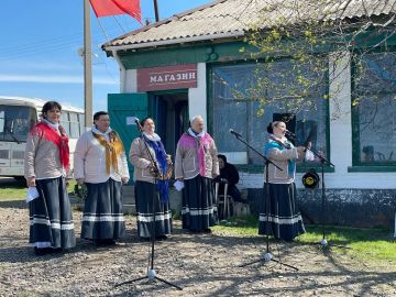 Весенний концерт в селе Нижнедеревечка