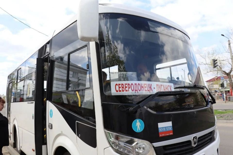 В Северодонецке по народной программе создан новый межмуниципальный автобусный маршрут Северодонецк-Луганск В Северодонецке по народной программе создан новый межмуниципальный автобусный маршрут Северодонецк-Луганск