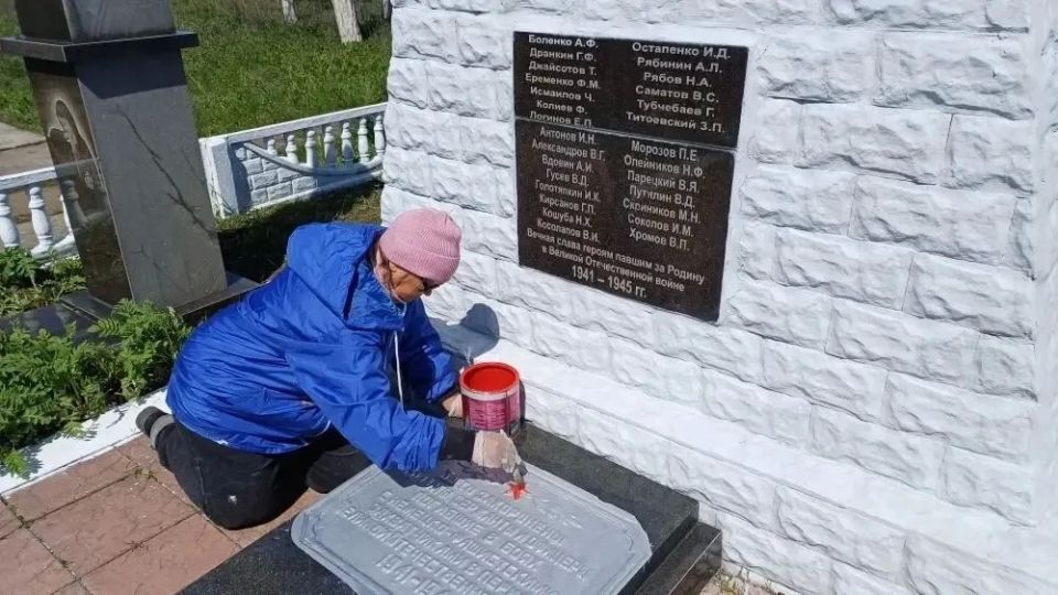 В Нагорном выполнен ремонт памятника погибшим воинам Великой Отечественной войны В Нагорном выполнен ремонт памятника погибшим воинам Великой Отечественной войны