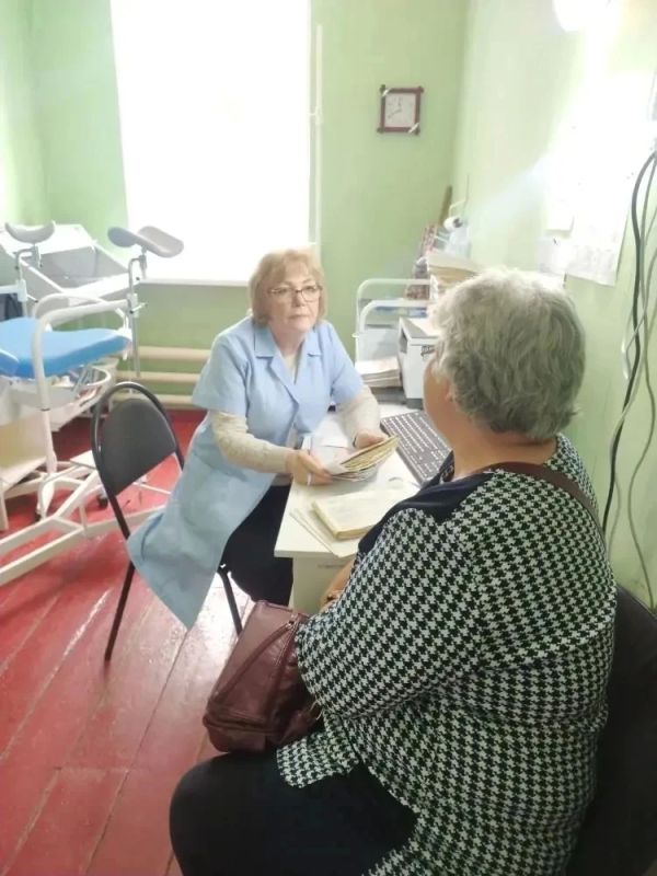 В Лотиковской амбулатории прошёл лечебно-диагностический выезд специалистов Славяносербской ЦРБ В Лотиковской амбулатории прошёл лечебно-диагностический выезд специалистов Славяносербской ЦРБ