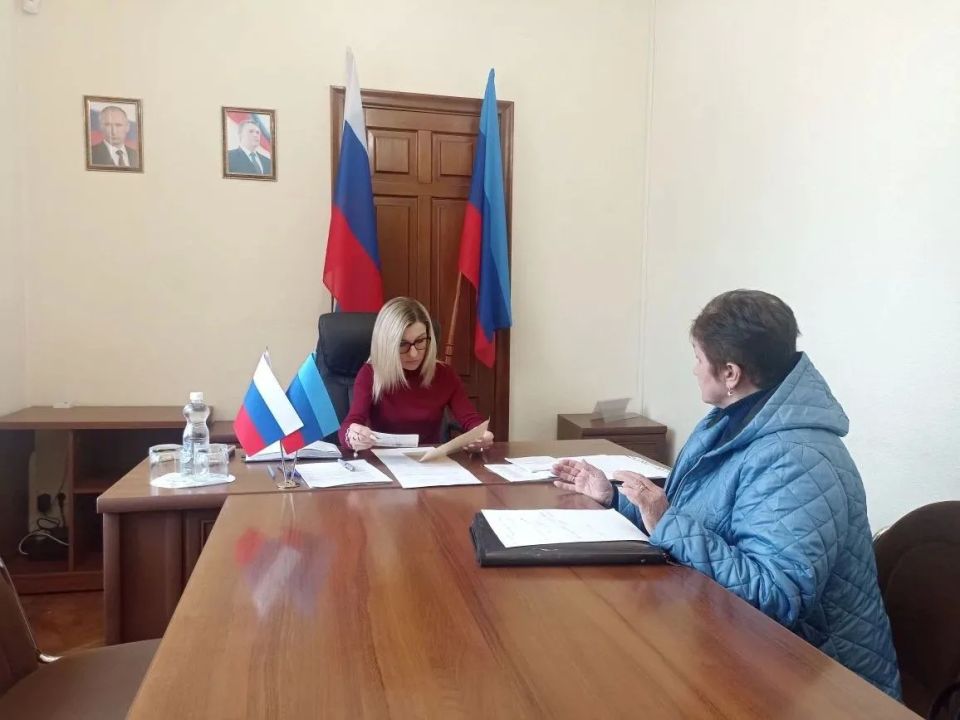 Заместитель Главы Администрации города Луганска провела личный прием граждан Заместитель Главы Администрации города Луганска провела личный прием граждан