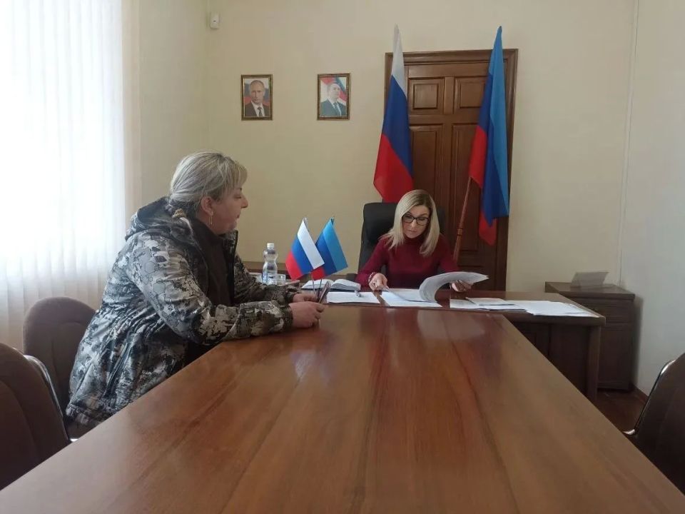 Заместитель Главы Администрации города Луганска провела личный прием граждан Заместитель Главы Администрации города Луганска провела личный прием граждан