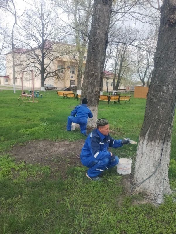 Чистота и красота: субботник в парке пгт Лозно-Александровка Чистота и красота: субботник в парке пгт Лозно-Александровка