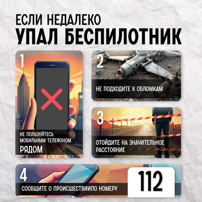Отдел НД и ПР по г. Кировску УНД и ПР ГУ МЧС России по ЛНР напоминает правила поведения при воздушном нападении и атаке БПЛА Отдел НД и ПР по г. Кировску УНД и ПР ГУ МЧС России по ЛНР напоминает правила поведения при воздушном нападении и атаке БПЛА