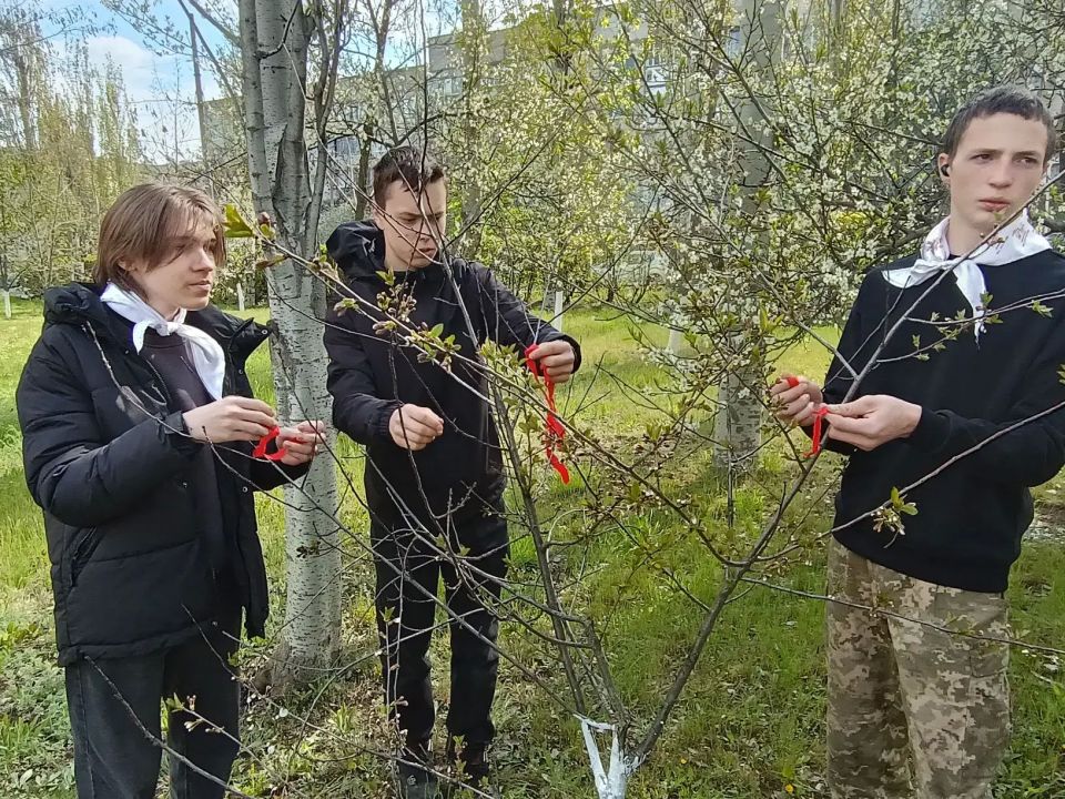 Студенты Краснодонщины приняли участие в патриотической акции «Сад памяти» Студенты Краснодонщины приняли участие в патриотической акции «Сад памяти»