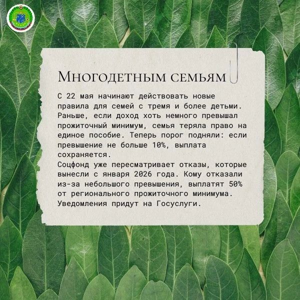 Законы, вступающие в силу с 1 мая 2026 года Законы, вступающие в силу с 1 мая 2026 года