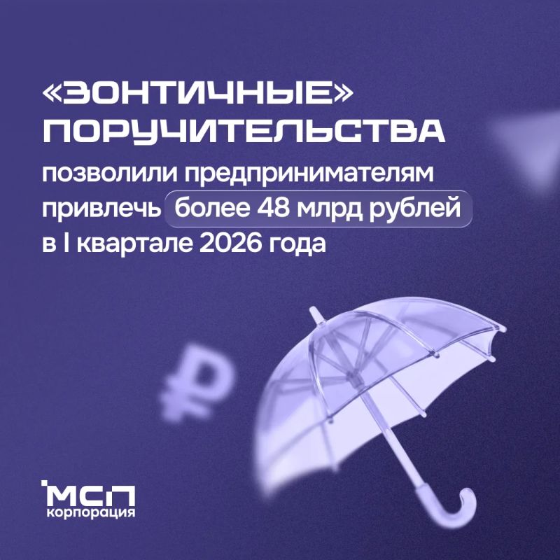 Поддержка бизнеса через «зонтичные» поручительства