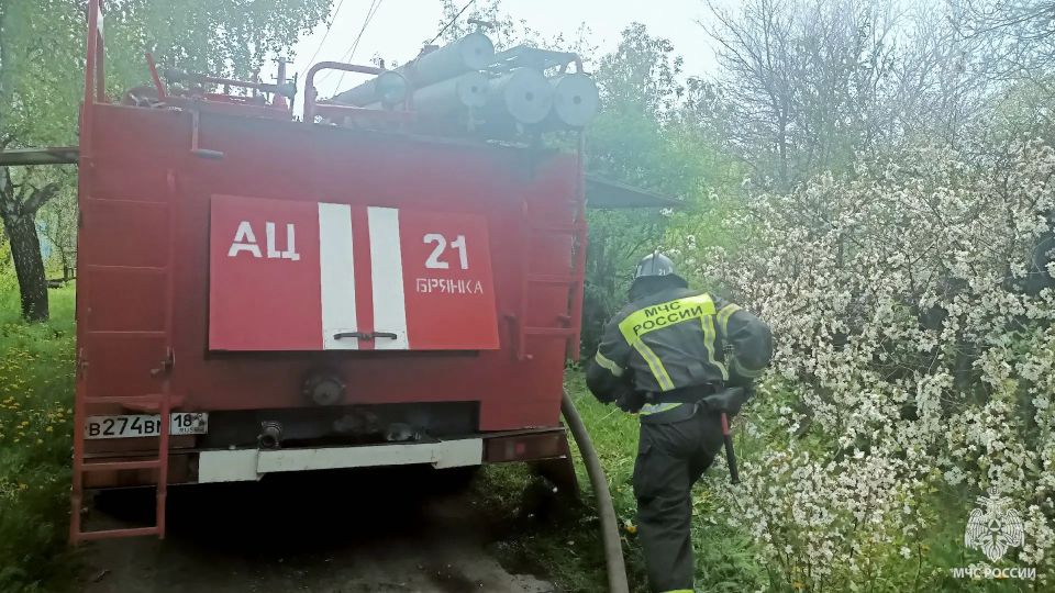 На пожаре в Брянке горел частный дом На пожаре в Брянке горел частный дом